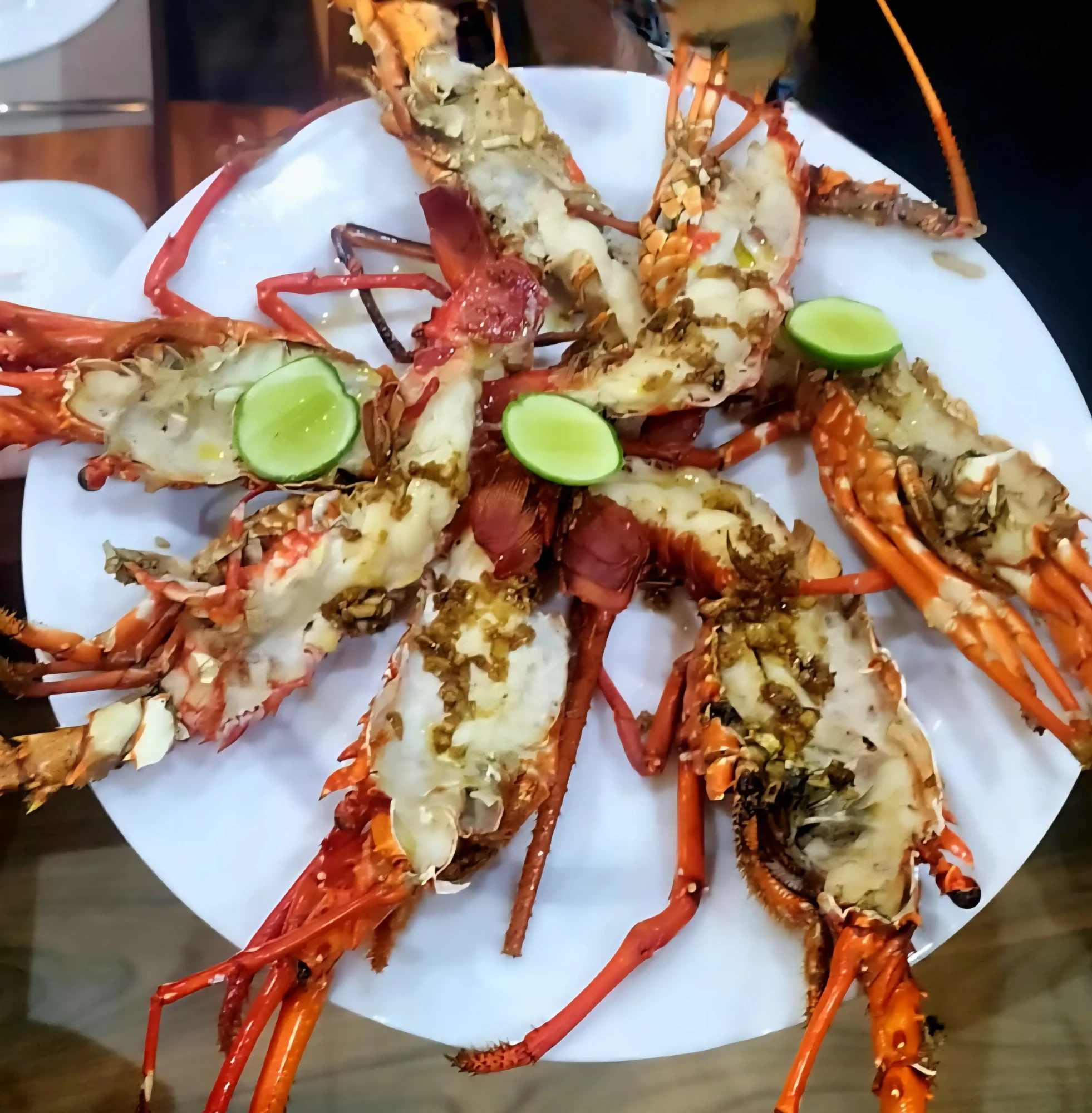 food dressed lobsters